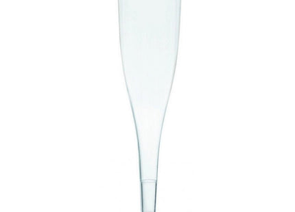 5.5oz Clear Champagne Flutes - SKU:350103.86 - UPC:048419766766 - Party Expo