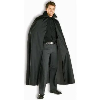 56" Black Satin Cape Party Expo  
