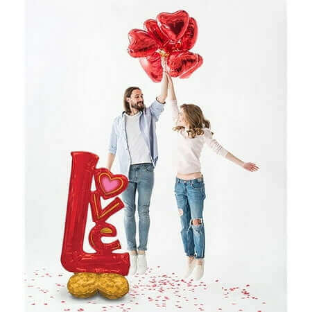 58" Big LOVE Airloonz Balloon - SKU:A4-2371 - UPC:026635423717 - Party Expo