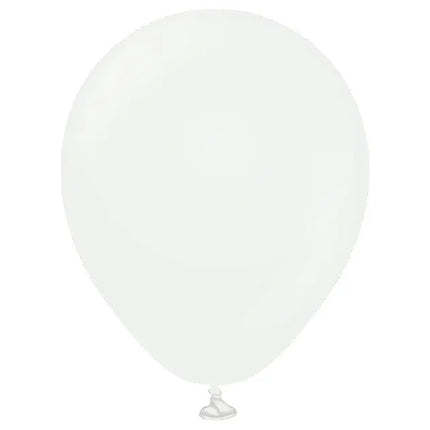 5" Kalisan Standard White Latex Balloons (100ct.) Party Expo  