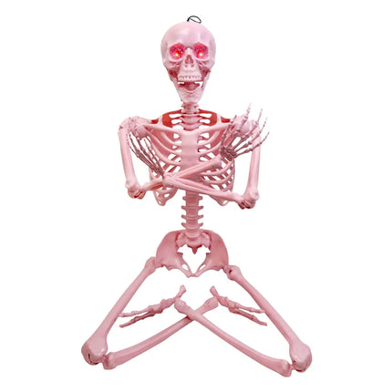 5' Posable Skeleton with LED eyes