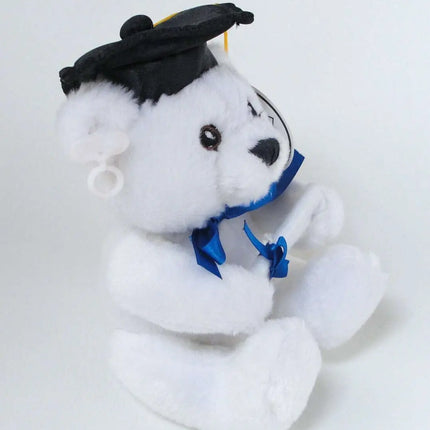 6" White Graduation Bear (1ct) Party Expo  