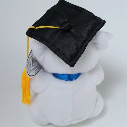 6" White Graduation Bear (1ct) Party Expo  