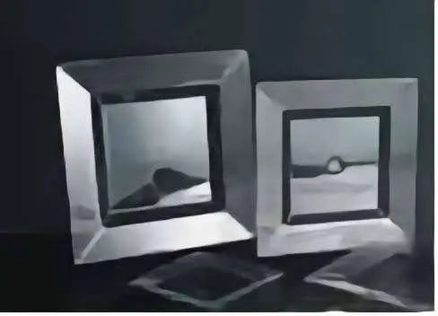 6.5" Crystal Clear Square Plate (16ct) Party Expo  