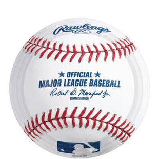 7" Major League Baseball Rawlings Plates (8ct) - SKU:541097 - UPC:013051609436 - Party Expo