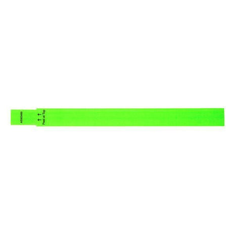 7/8 SecurBand® Wristband - Lime (100 Count) - SKU:116278 - UPC:708450675150 - Party Expo