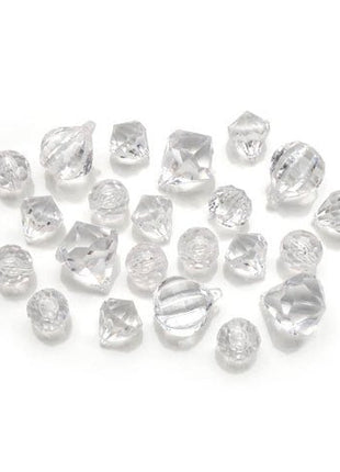 7oz Clear Diamond Acrylic Gems - SKU:1151-66 - UPC:082676937286 - Party Expo