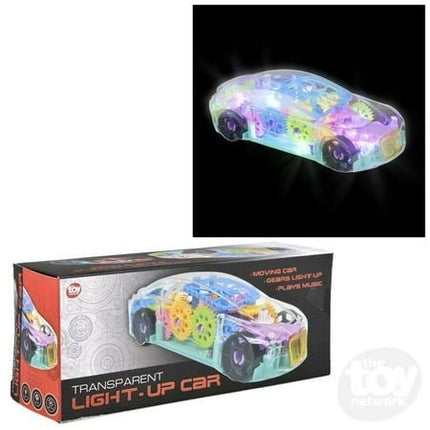 8" Light-Up Transparent Car - SKU:VE-CARLI - UPC:097138926753 - Party Expo
