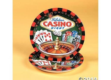 9" Casino Party Dinner Plates (8ct) - SKU:70/4005 - UPC:887600450264 - Party Expo