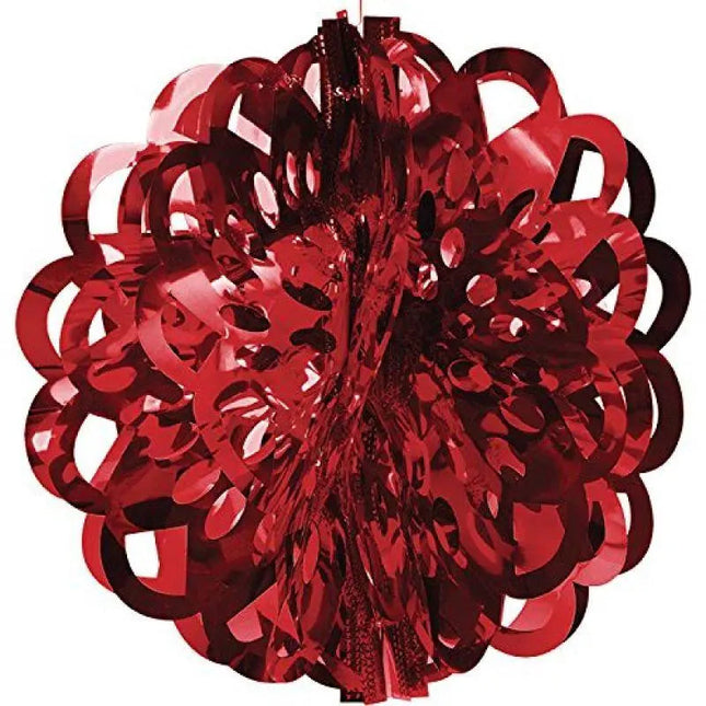 9' Purple Confetti Garland - Party Expo