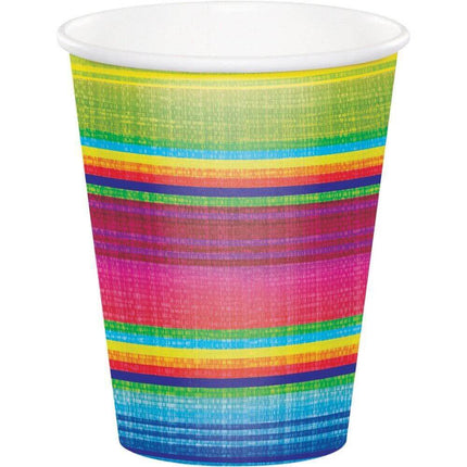 9oz Serape Fiesta Party Cup (8ct) - Party Expo