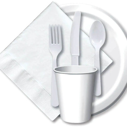 9oz White Hot & Cold Paper Cups (8ct) - Party Expo