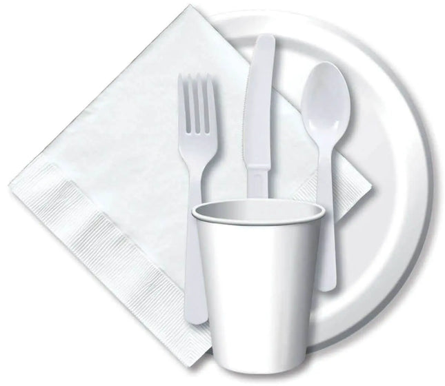 9oz White Hot & Cold Paper Cups (8ct) - Party Expo