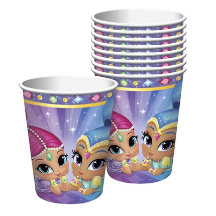 9oz Shimmer and Shine Paper Cups (8ct) - SKU:581653 - UPC:013051659981 - Party Expo