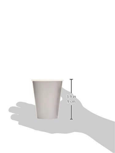 9oz Silver Paper Cups (8ct) - SKU:58015.18 - UPC:048419072287 - Party Expo