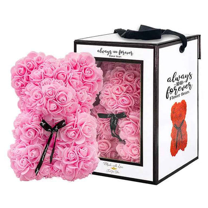 Always & Forever - Rose Flower Bear (1ct) Party Expo  