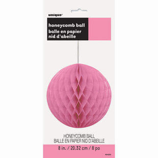 Tissue Paper Honeycomb Ball Pink 8" - 1ct.