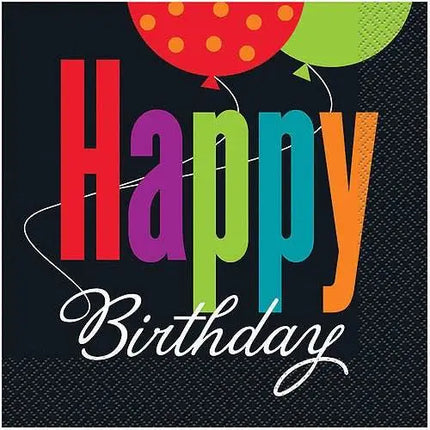 Birthday Cheer - Birthday Party Lunch Napkins (16ct) - Party Expo