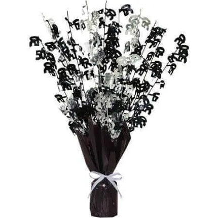 Birthday Cheer - Happy 50th Birthday Balloon Weight Centerpiece - Party Expo