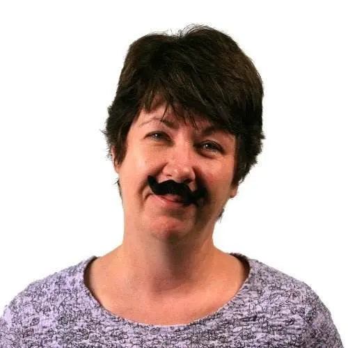 Black Englishman Moustache - Party Expo