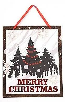 Christmas 3D Cardboard Plaque with Pop Layer (1ct) - Party Expo