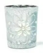 Christmas Candle Votives with Glitter (1ct) - Party Expo