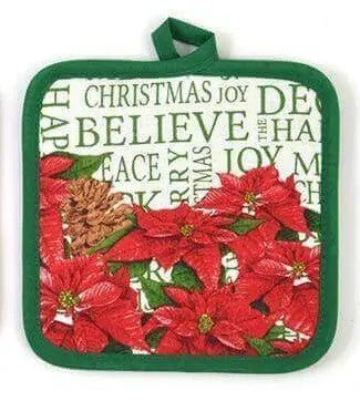 Christmas Pot Holder 6.75" X 6.75" (1 count) Party Expo  
