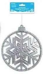 Christmas Snowflake Ornament (1ct) - Party Expo