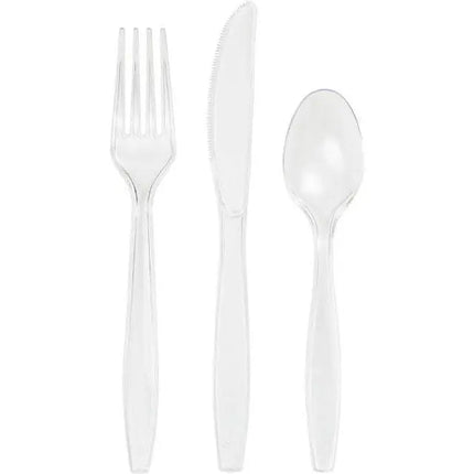 Clear Assorted Cutlery - Party Expo