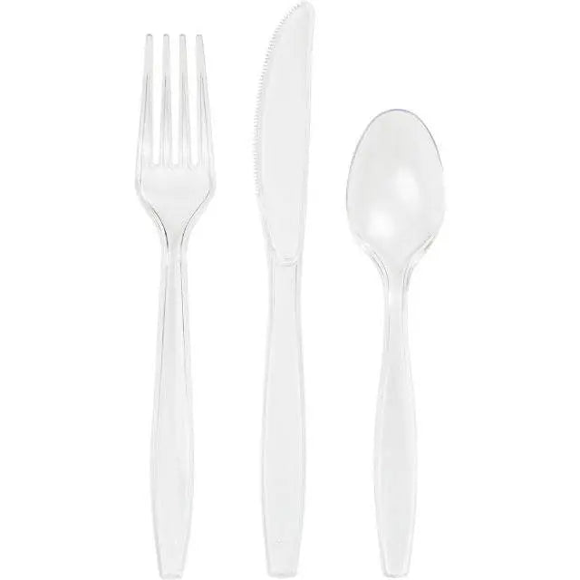 Clear Assorted Cutlery - Party Expo