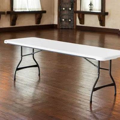 Commercial Grade Lifetime - 96" Rectangle Nesting Table - White Granite (FOR RENTAL ONLY) Party Expo  