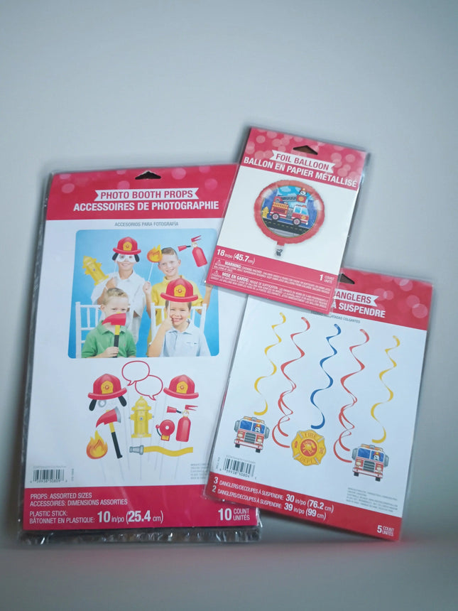 Flaming Fire Truck Decor Party Pack Party Expo  