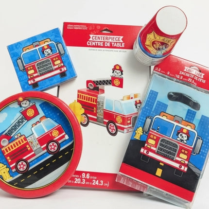 Flaming Fire Truck Party Pack Party Expo  