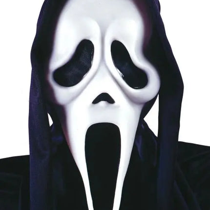 Ghost Face Mask w/Shroud Party Expo  