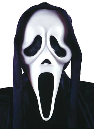 Ghost Face Mask w/Shroud Party Expo  
