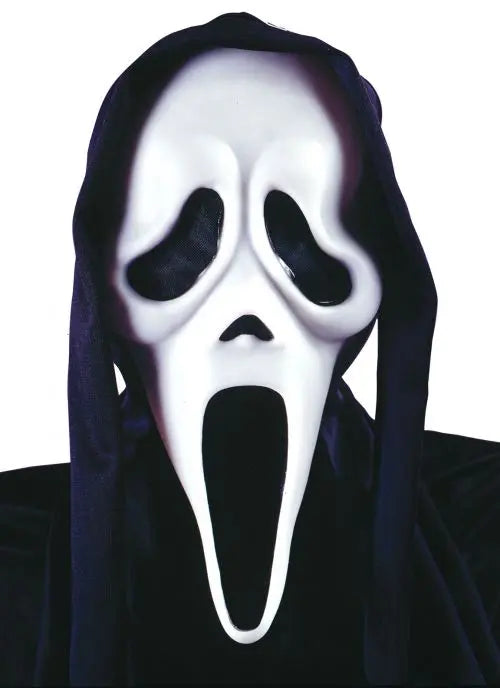 Ghost Face Mask w/Shroud Party Expo  