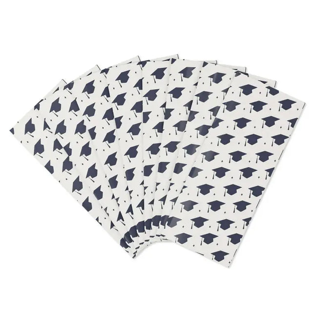 Graduation Tissue, Cap & Tassel - (8 Sheets) Party Expo  