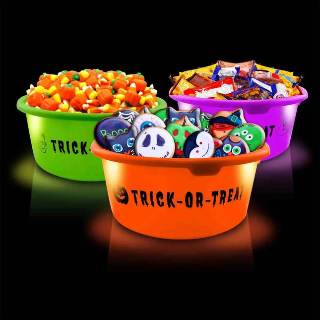 LED Trick or Treat Bowl - Party Expo