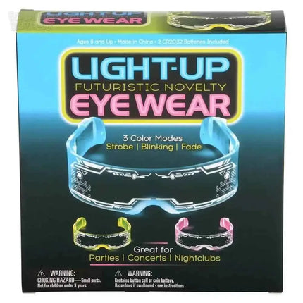 Light-Up Futuristic Novelty Eyewear (1ct) Party Expo  