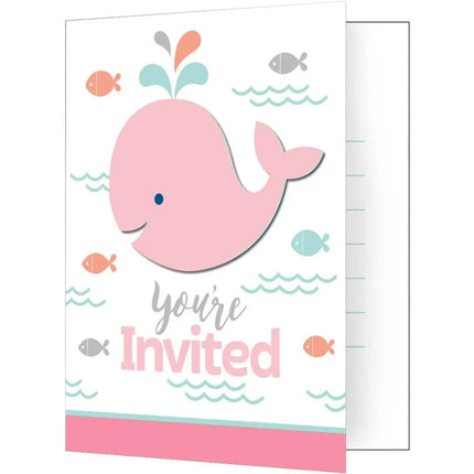 Lil' Spout Pink Invitations - Party Expo