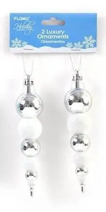 Long Hanging Christmas Ornaments (2pcs) - Party Expo