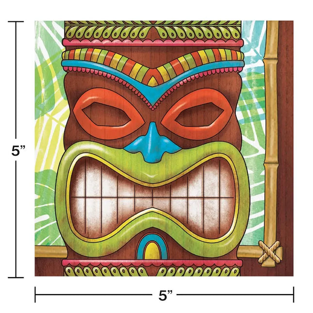 Luau - Tiki Time Beverage Napkins (100ct) Party Expo  
