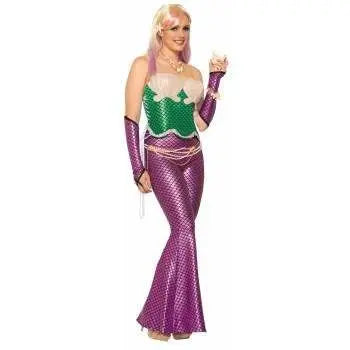 Mermaid Sexy Corset Costume with Green Top - Party Expo