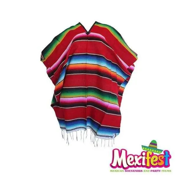 Mexican Poncho - Adult Long - Party Expo