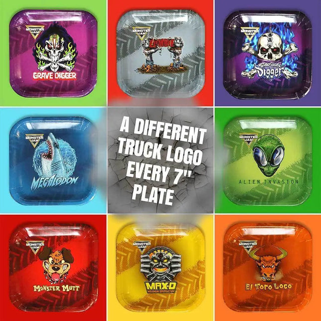Monster Jam - 7" Dessert Plates (8ct) Party Expo  