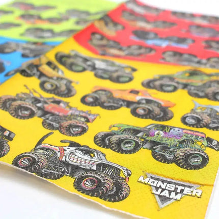 Monster Jam - Beverage Napkins (16ct) - Party Expo