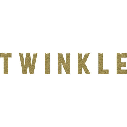 One Lil Girl Twinkle Letter Banner - Party Expo