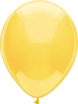 PartyMate - 12" Lemon Yellow Latex Balloons (15ct) Party Expo  