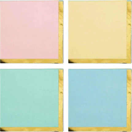 Pastel Celebrations Beverage Napkins (16ct) Party Expo  