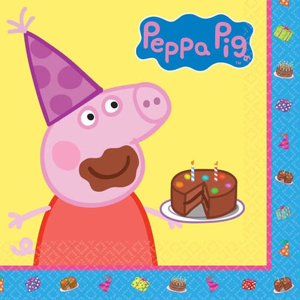 Peppa Pig - Lunch Napkins (16ct) - Party Expo